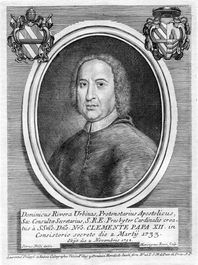 Engraved Portrait by Girolamo Rossi d Nelli